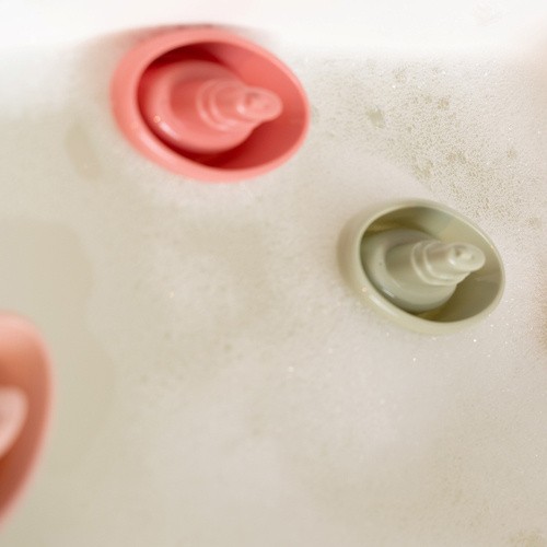 Little dutch, Zestaw 4 łódeczek do zabawy Pink