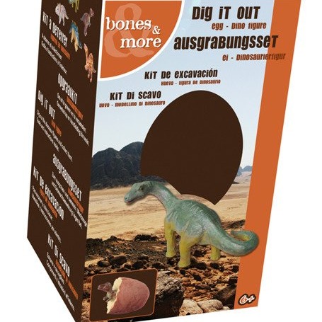 Bones&More, Duża figurka dinozaura - wykopalisko z jajka 10 cm