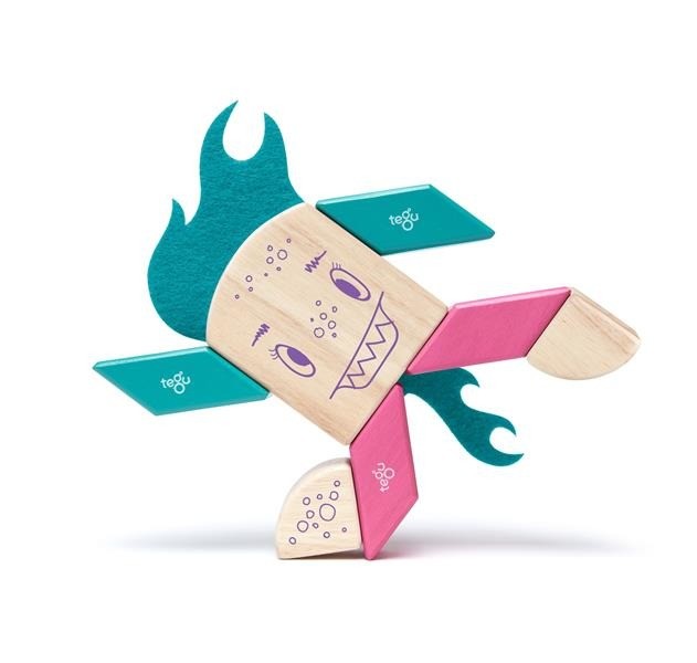 Tegu, Drewniane klocki magnetyczne STICKY MONSTERS Finklebear Tegu, Drewniane klocki magnetyczne STICKY MONSTERS Finklebear
