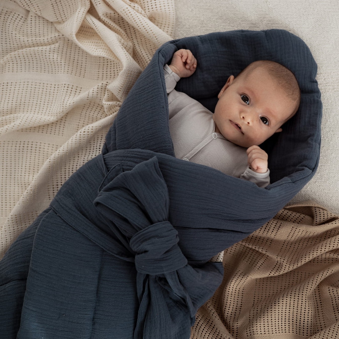 Sleepee, Rożek muślinowy  Petrol