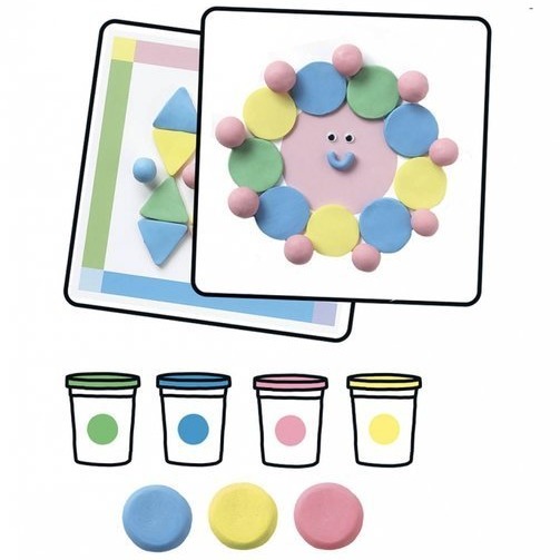 Auzou, Zestaw Pastelowa modelina Auzou, Zestaw Pastelowa modelina