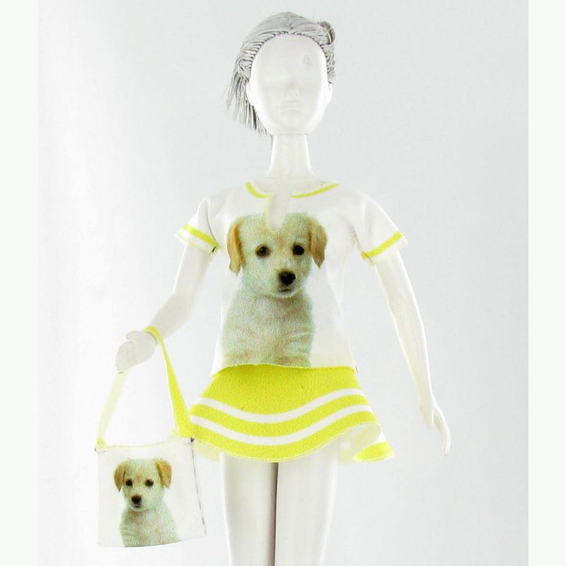 Strój Tiny Puppy Dress Your Doll