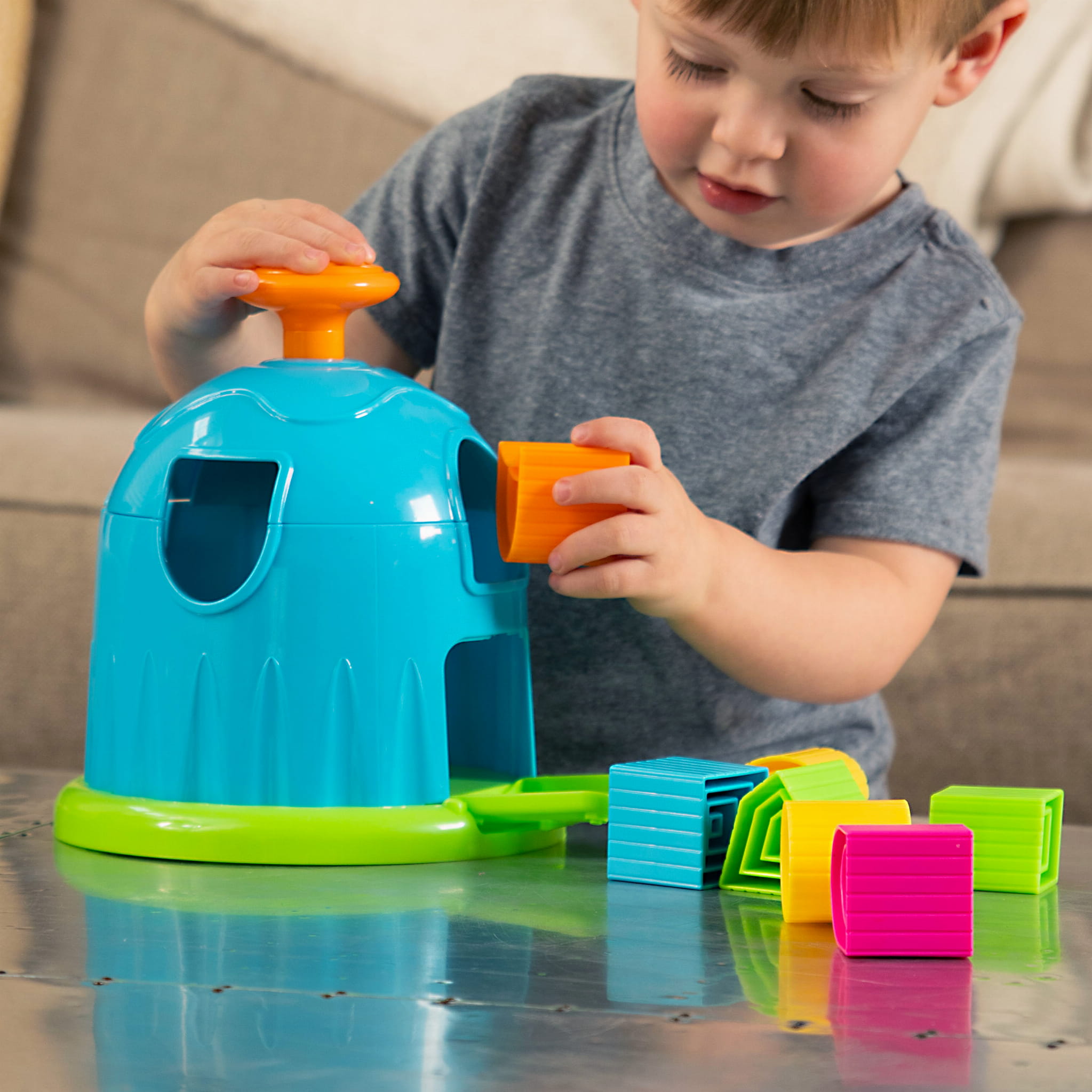 Fat Brain Toy, Fabryka Kształtów Sorter. Shape Factory