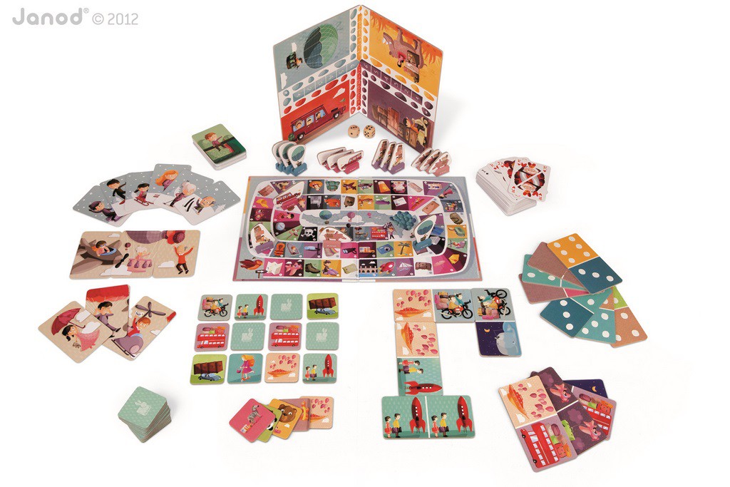 Janod, zestaw gier Touroperator, Janod, zestaw gier Touroperator,