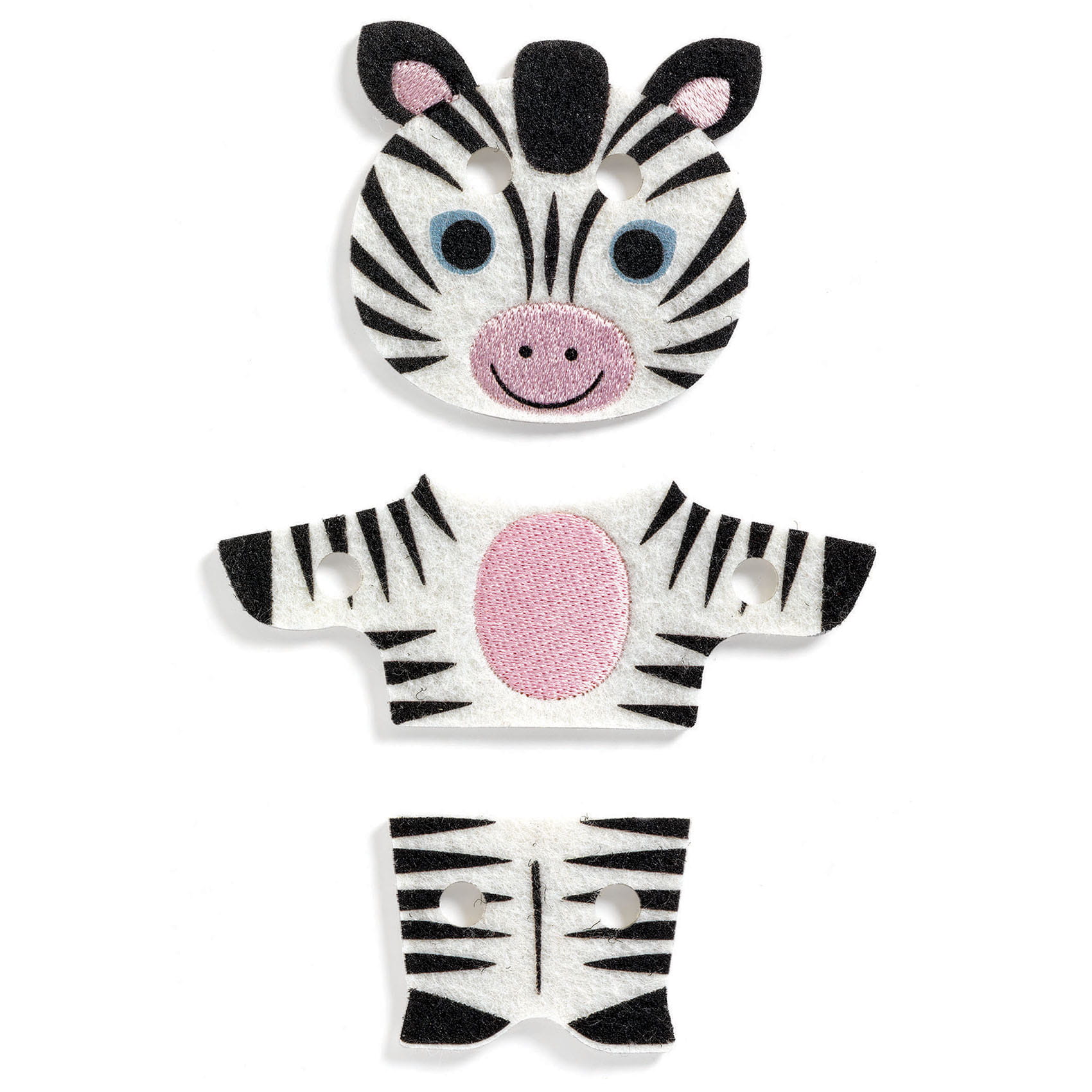 Djeco, Nawlekanka-sznurowanka FELTIMIX Djeco, Nawlekanka-sznurowanka FELTIMIX