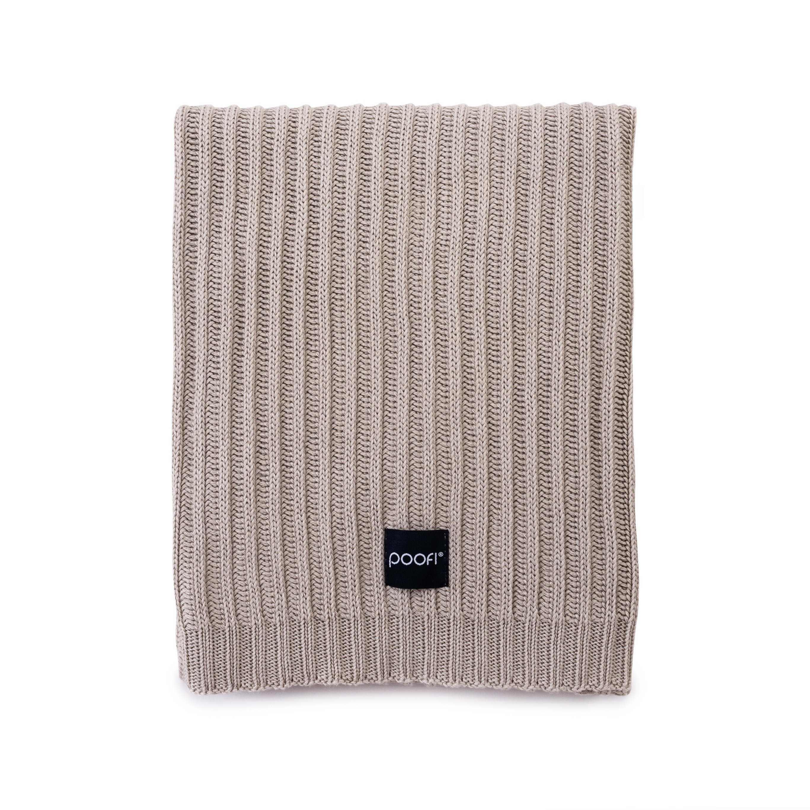 Poofi, Kocyk bambusowy Oslo - jasny beż