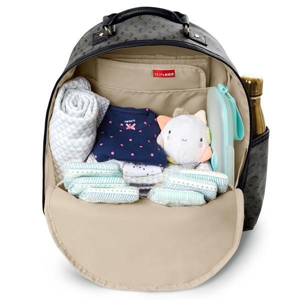 Skip Hop, Plecak Deco Saffiano Interweaved Lines