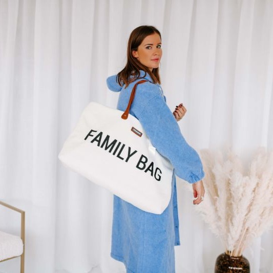Childhome, Torba Family Bag Teddy Bear White (Limited Edition) Childhome, Torba Family Bag Teddy Bear White (Limited Edition)
