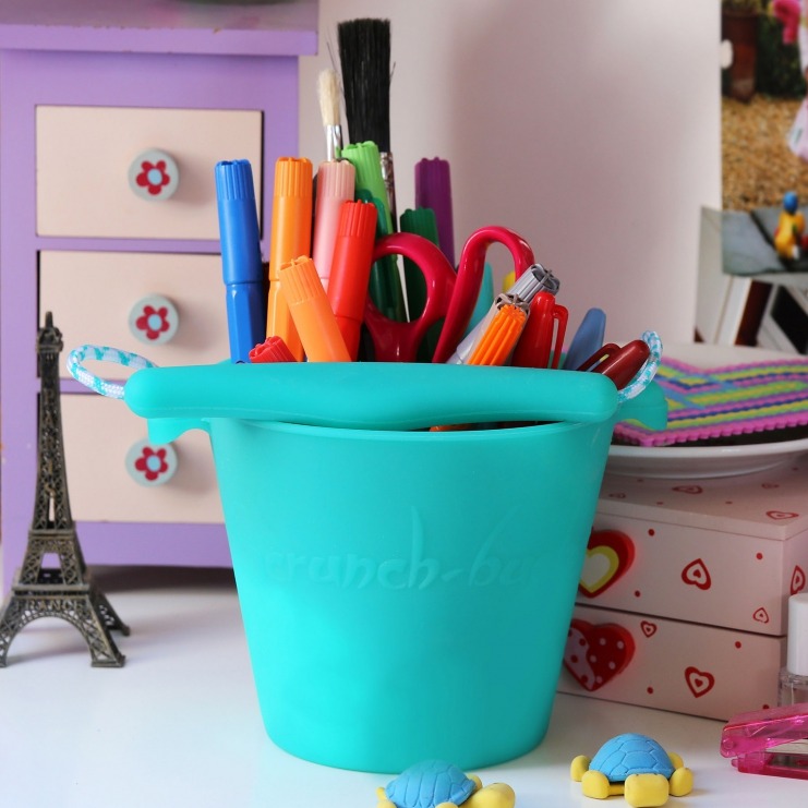 Scrunch, Składane wiaderko do wody i piasku - Purpurowy