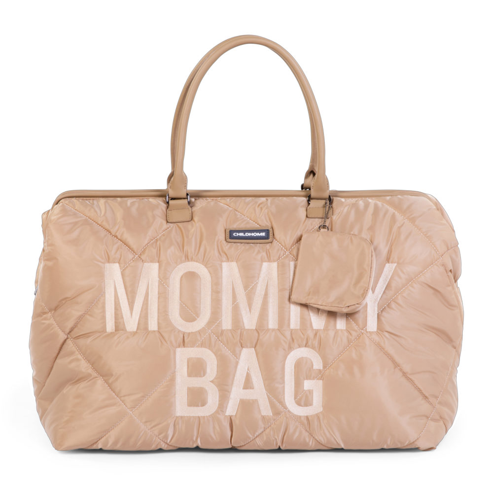 Childhome, Torba Mommy bag Pikowana Beżowa Childhome, Torba Mommy bag Pikowana Beżowa