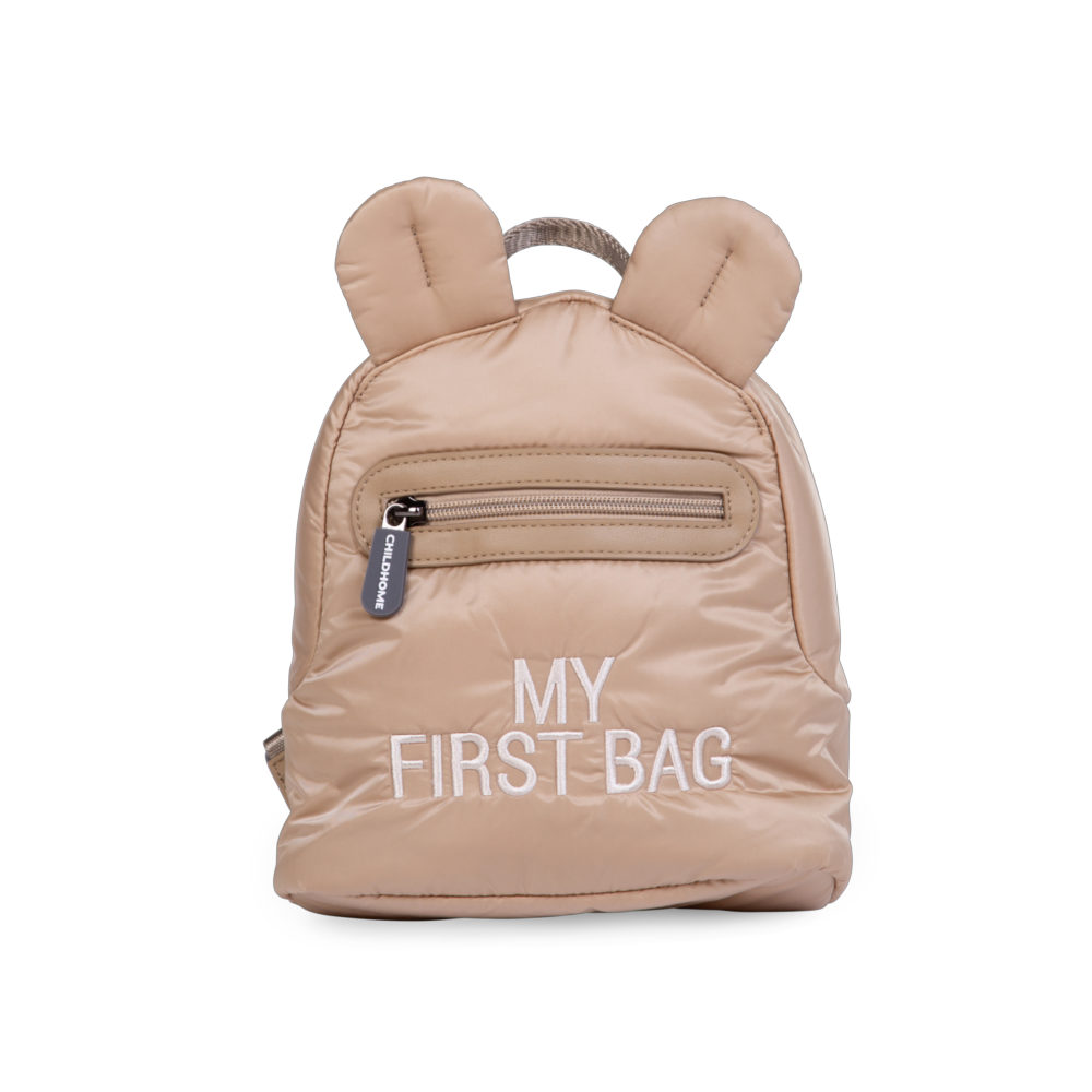 Childhome, Plecak dziecięcy My first bag Pikowany Beżowy