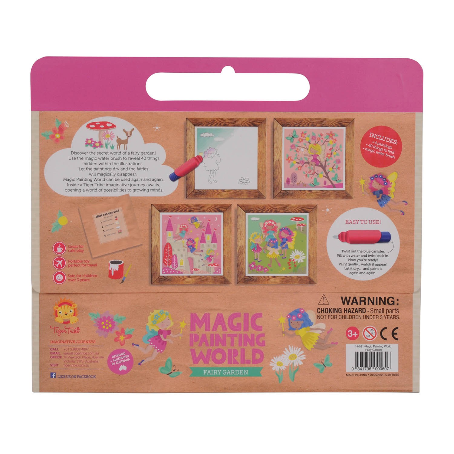 Tiger Tribe, Zestaw kreatywny obrazki wodne, motyw Ogród Tiger Tribe, Zestaw kreatywny obrazki wodne, motyw Ogród