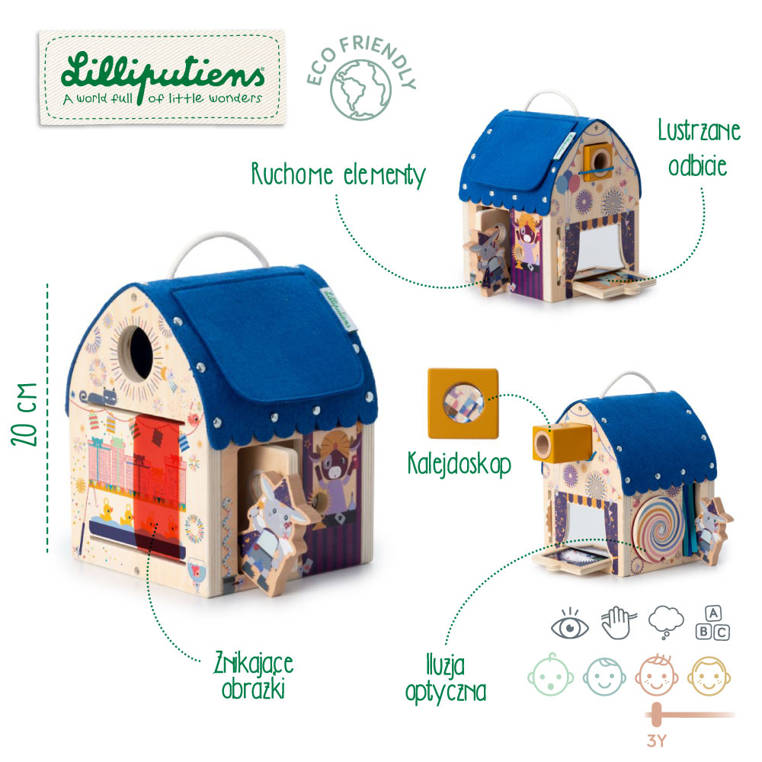 Lilliputiens, Drewniany Domek iluzjonisty 