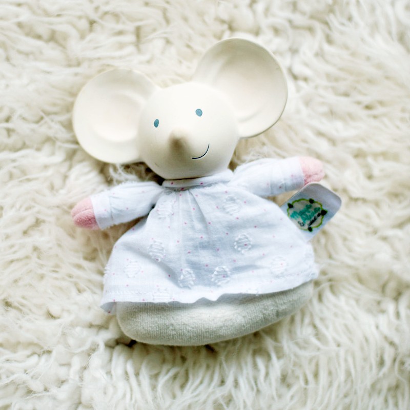 Meiya & Alvin, Organizczny gryzak z grzechotką Meiya Meiya & Alvin, Organizczny gryzak z grzechotką Meiya