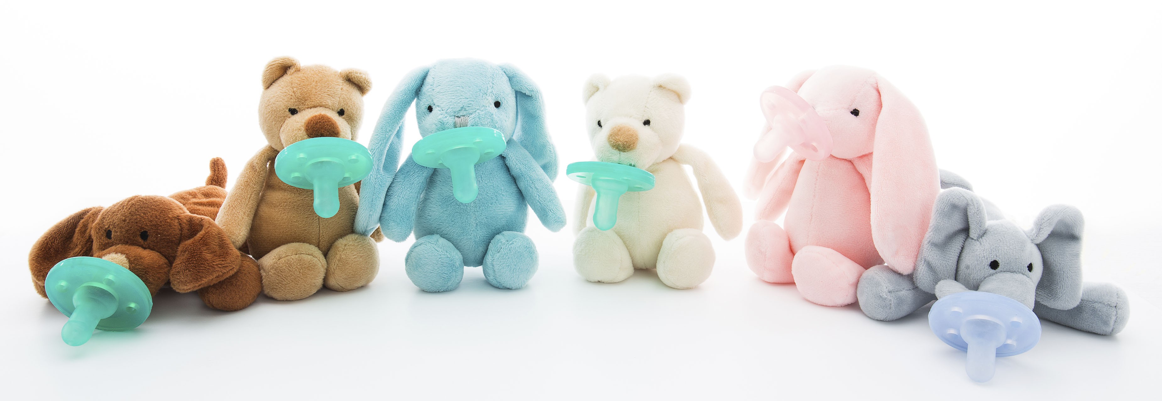 Minikoioi, Smoczek uspokajający z przytulanką Blue Bunny Minikoioi, Smoczek uspokajający z przytulanką Blue Bunny