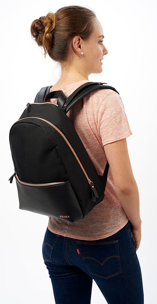 Beaba, Plecak dla mamy San Francisco black/pink gold Beaba, Plecak dla mamy San Francisco black/pink gold