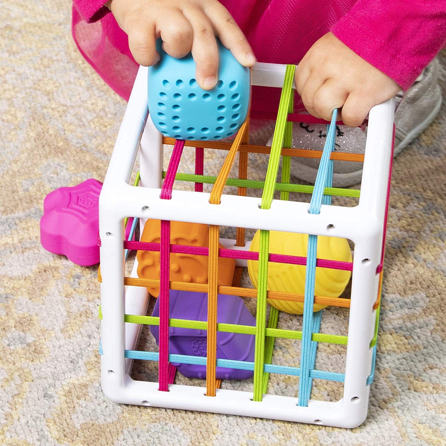 Fat Brain Toy, Elastyczna Kostka InnyBin Fat Brain Toy, Elastyczna Kostka InnyBin