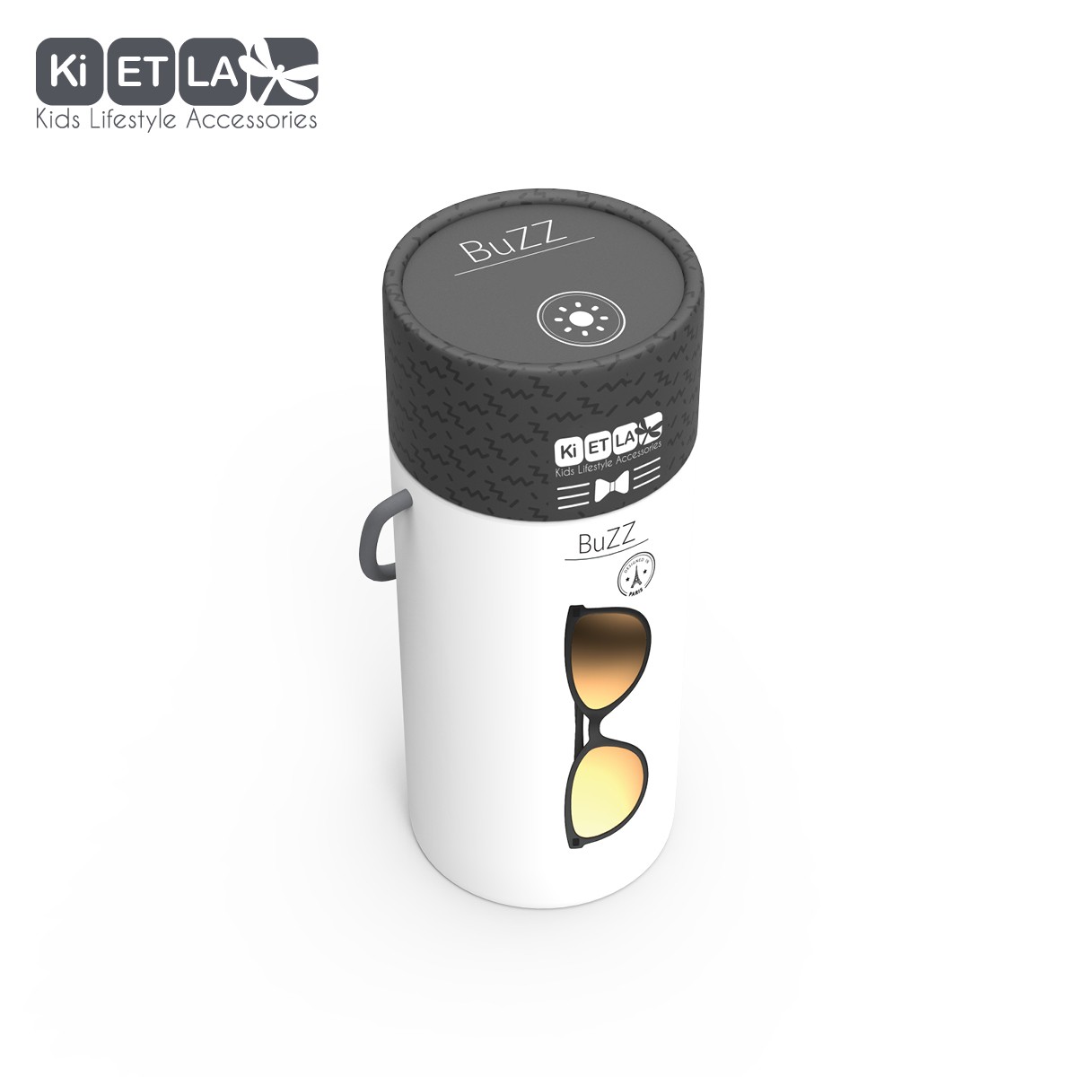 Ki ET LA, Okulary Przeciwsłoneczne CraZyg-Zag SUN BuZZ, Black, 6-9 lat Ki ET LA, Okulary Przeciwsłoneczne CraZyg-Zag SUN BuZZ, Black, 6-9 lat