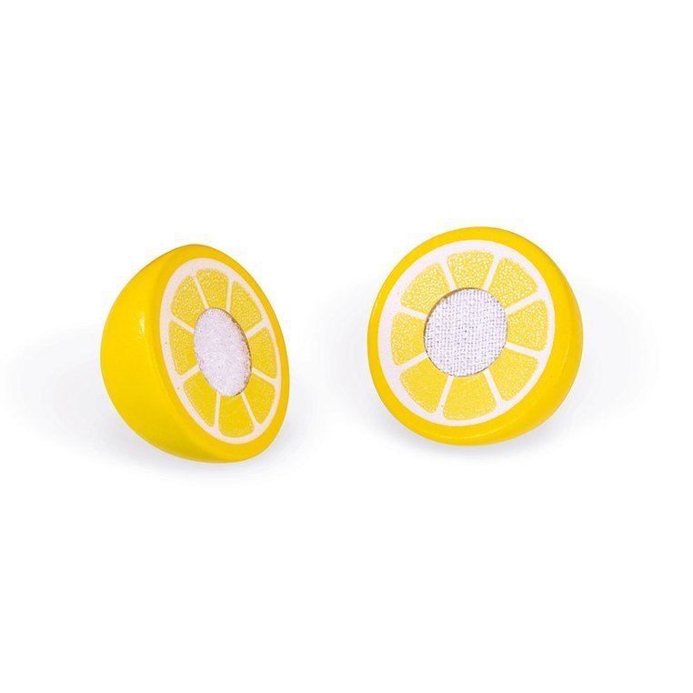 Janod, Drewniana skrzynka z warzywami i owocami do krojenia oraz akcesoriami 23 elementy Janod, Drewniana skrzynka z warzywami i owocami do krojenia oraz akcesoriami 23 elementy