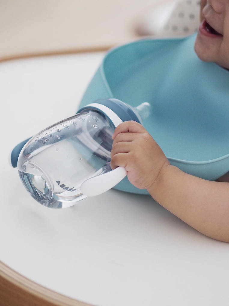 Beaba, Butelka treningowa 2 w 1 tritanowa 210 ml windy blue Beaba, Butelka treningowa 2 w 1 tritanowa 210 ml windy blue