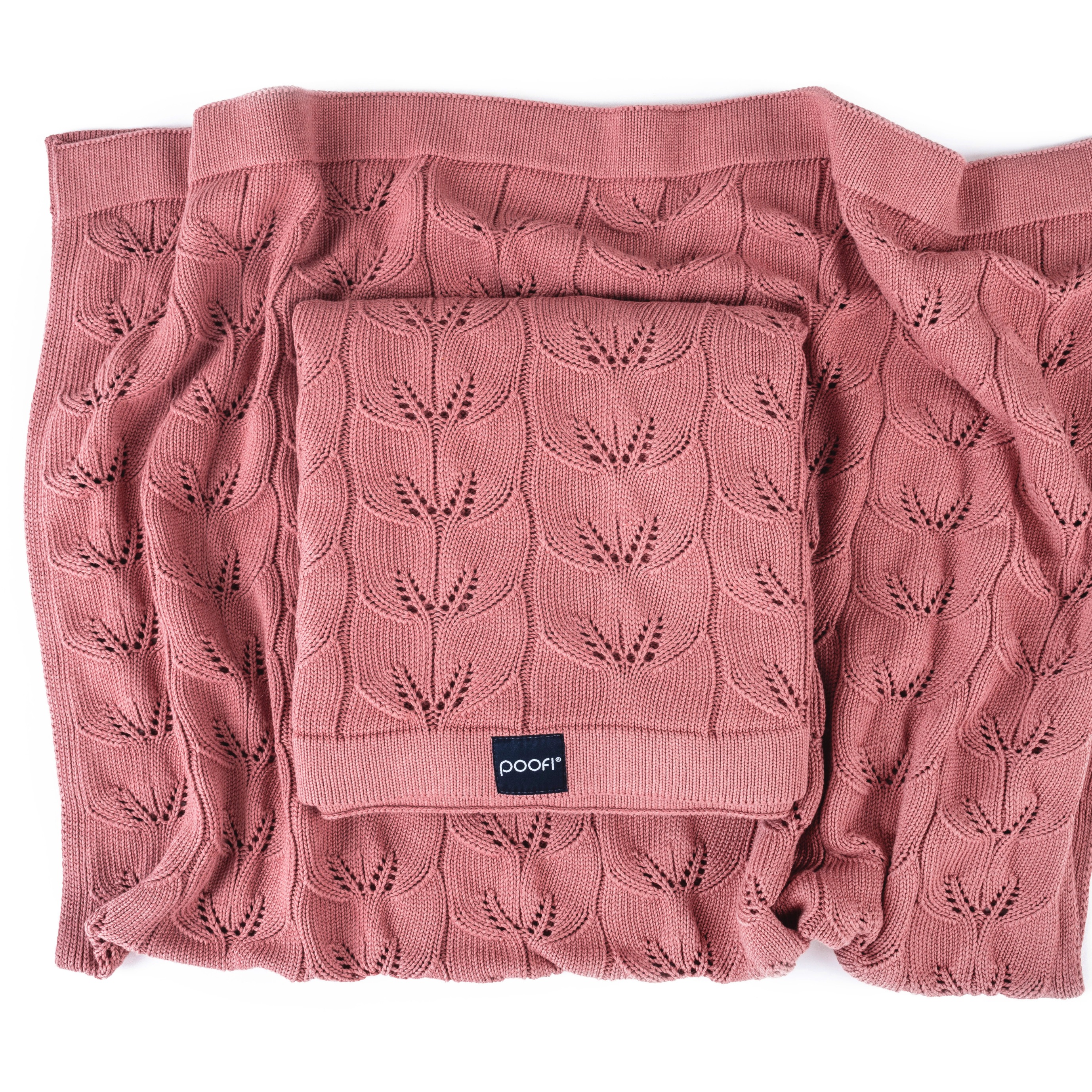 Poofi, Kocyk bambusowy Milano - herbaciana róża Poofi, Kocyk bambusowy Milano - herbaciana róża