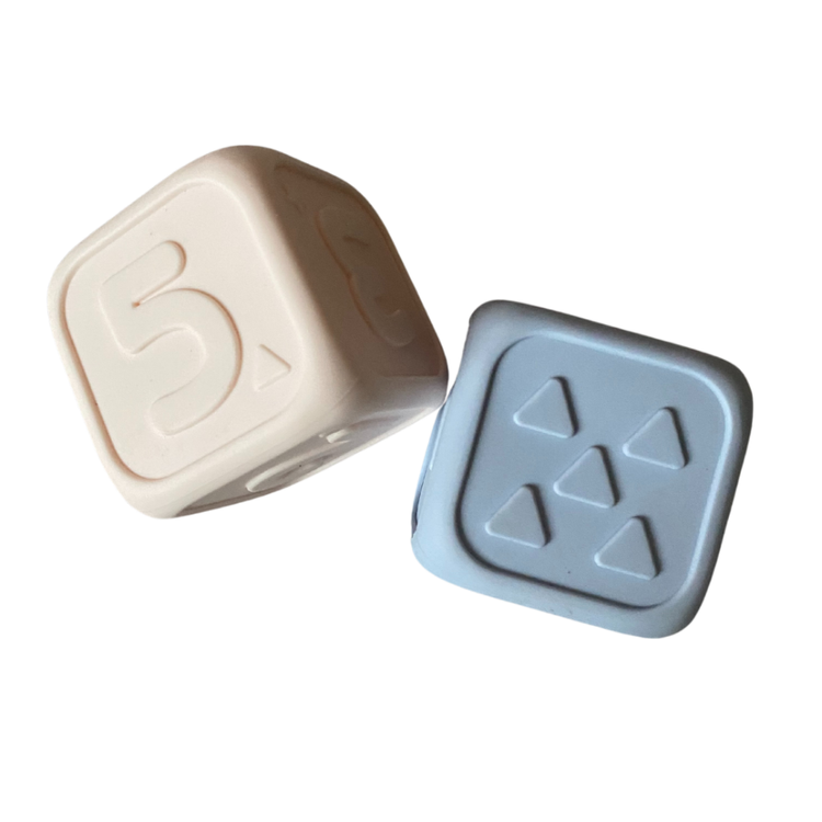 Jellystone Designs, Kostki edukacyjne - popielaty i śnieżnobiały