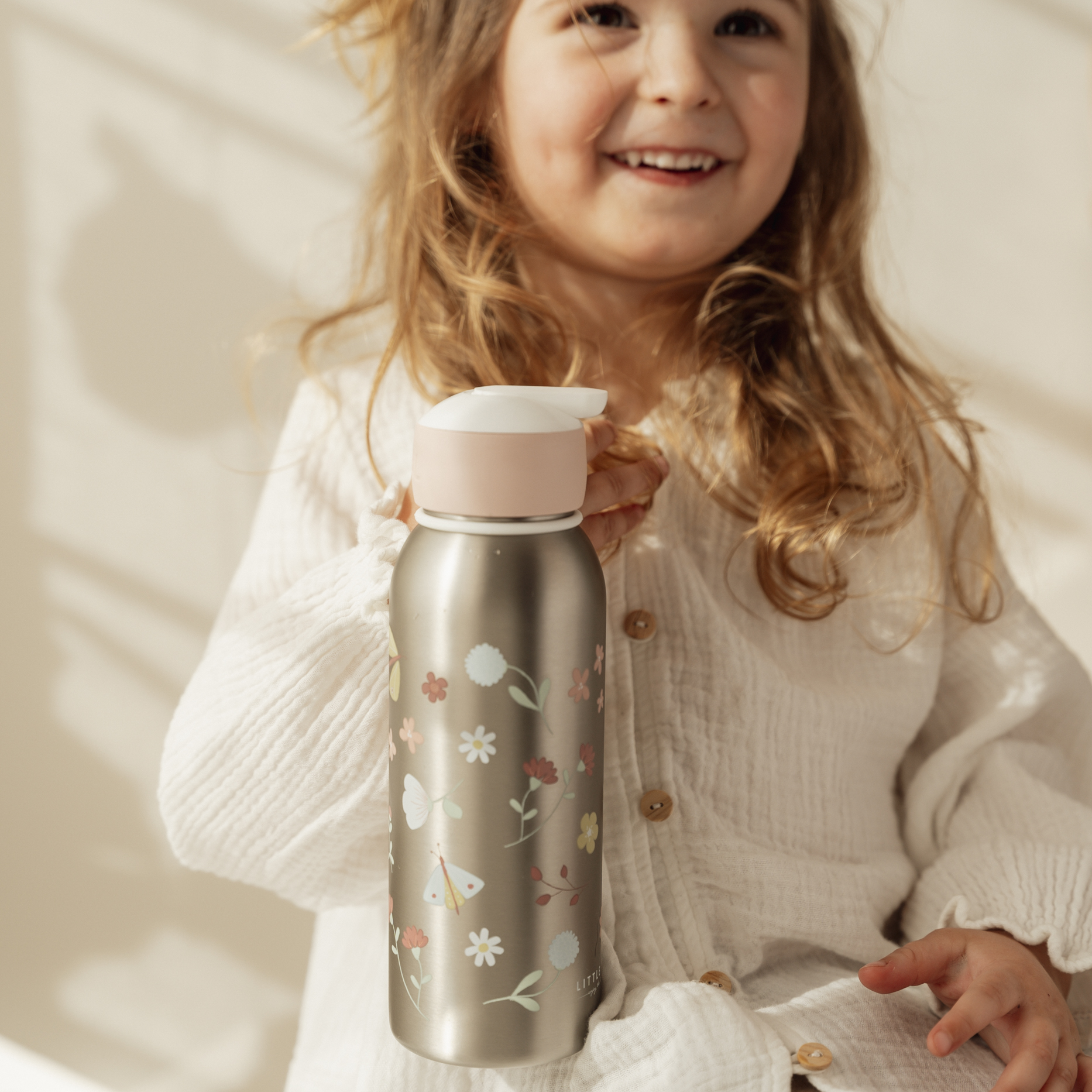 Little Dutch,  Bidon termiczny 350 ml Flowers & Butterflies