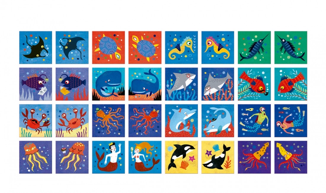 Londji, Ocean Animals memo Londji, Ocean Animals memo