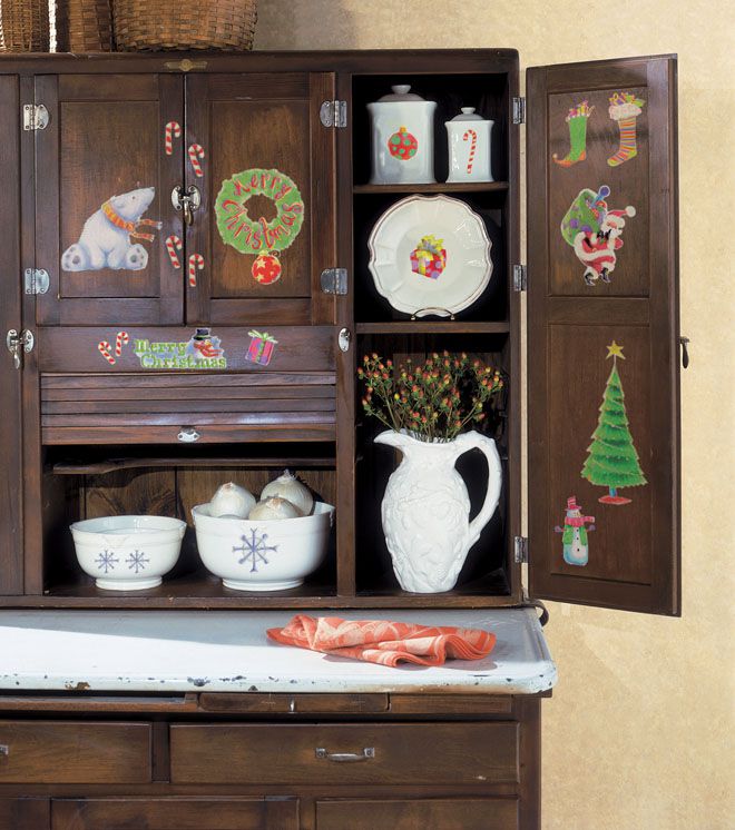 RoomMates, naklejki wielokrotnego użytku - Wesołych Świąt