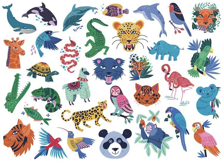 Auzou, Tatuaże Zwierzęta