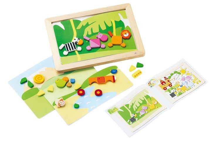 Sevi, Układanka magnetyczna, Sawanna, 78 el.