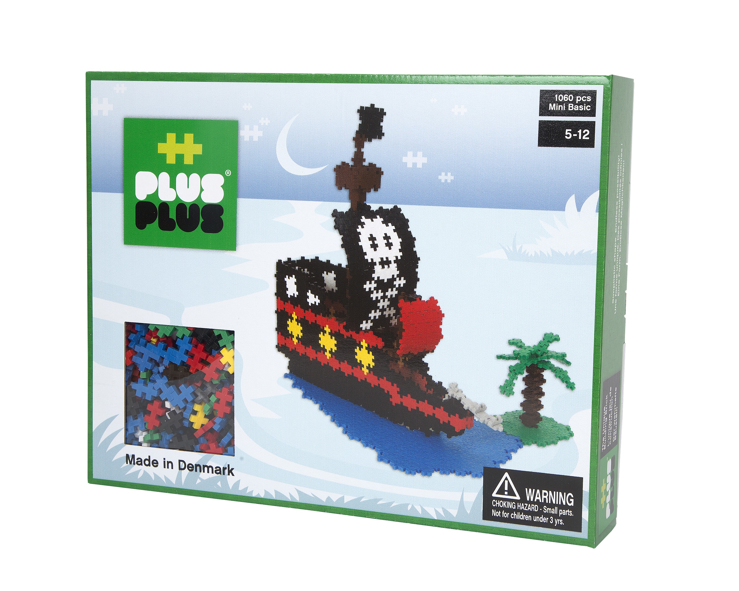 Plus-Plus, klocki konstrukcyjne plus plus Mini 360 BASIC PIRACI Plus-Plus, klocki konstrukcyjne plus plus Mini 360 BASIC PIRACI