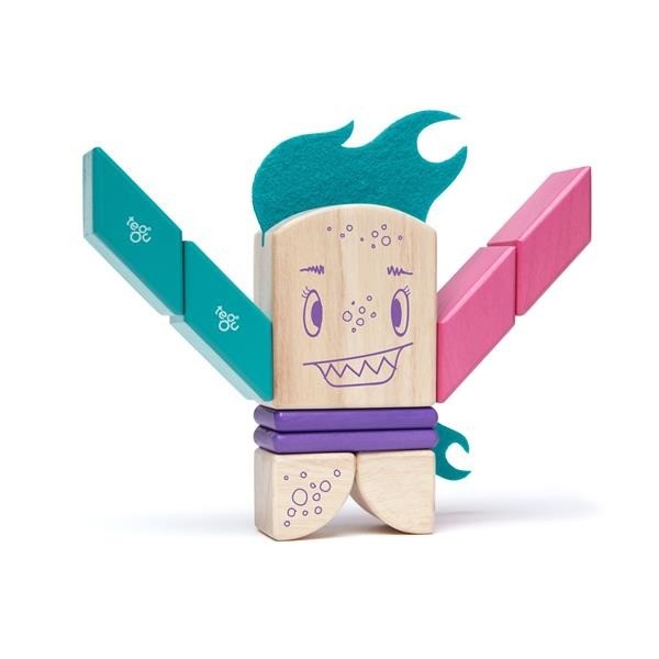 Tegu, Drewniane klocki magnetyczne STICKY MONSTERS Finklebear Tegu, Drewniane klocki magnetyczne STICKY MONSTERS Finklebear