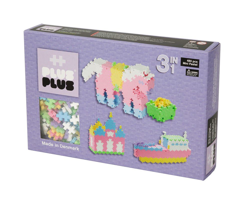 Plus-Plus, klocki konstrukcyjne Mini Pastel 480 szt Plus-Plus, klocki konstrukcyjne Mini Pastel 480 szt