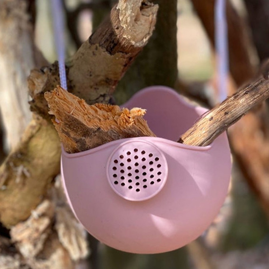 Scrunch, Silikonowe Wiaderko Konewka - Koralowy