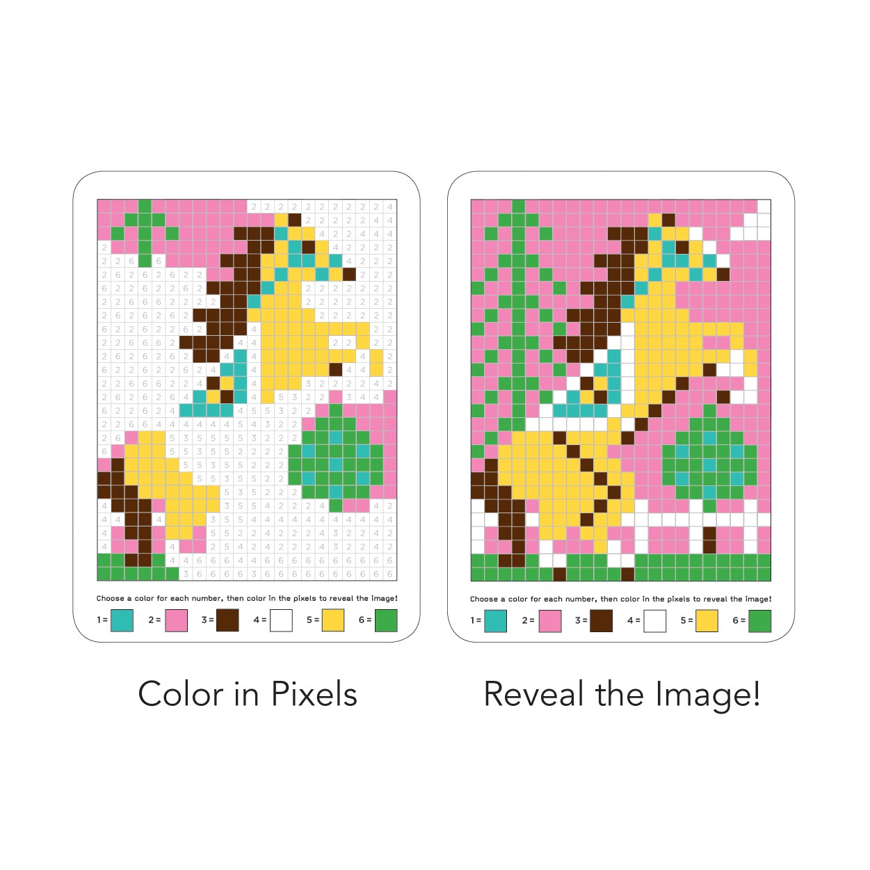 Mudpuppy, kolorowanka pixele Konie