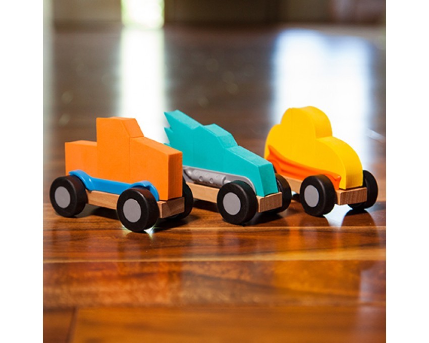 Fat Brain Toy, ModMobiles Składane Samochodziki Fat Brain Toy, ModMobiles Składane Samochodziki