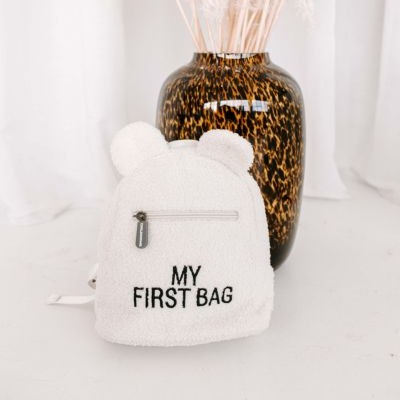 Childhome, Plecak dziecięcy My First Bag Teddy Bear White (Limited Edition) Childhome, Plecak dziecięcy My First Bag Teddy Bear White (Limited Edition)