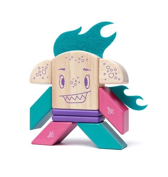 Tegu, Drewniane klocki magnetyczne STICKY MONSTERS Finklebear Tegu, Drewniane klocki magnetyczne STICKY MONSTERS Finklebear