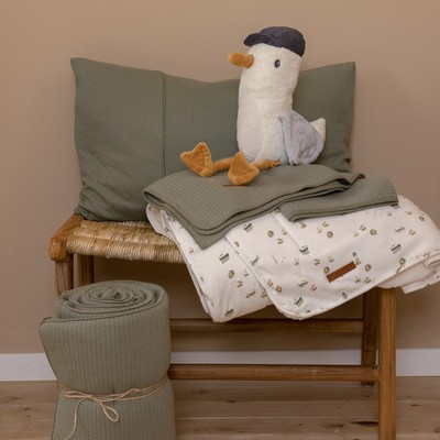 Little Dutch, Otulacz 120 x 120 cm Sailors Bay White Little Dutch, Otulacz 120 x 120 cm Sailors Bay White