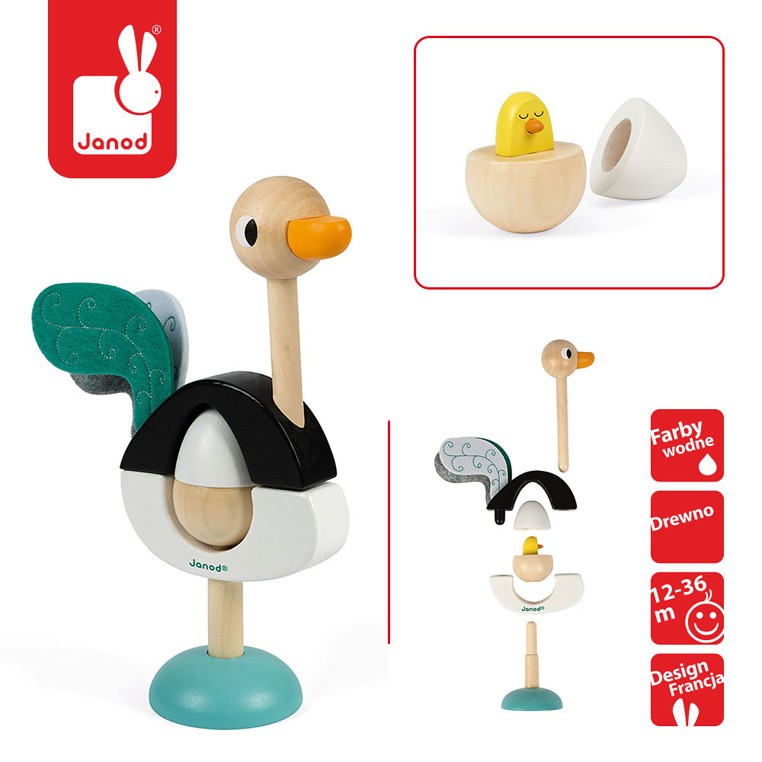 Janod, Piramida drewniana Struś Janod, Piramida drewniana Struś