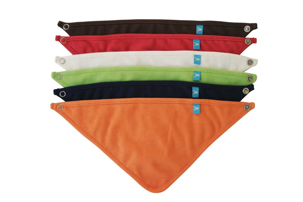 Bawełniany śliniaczek i chustka w jednym