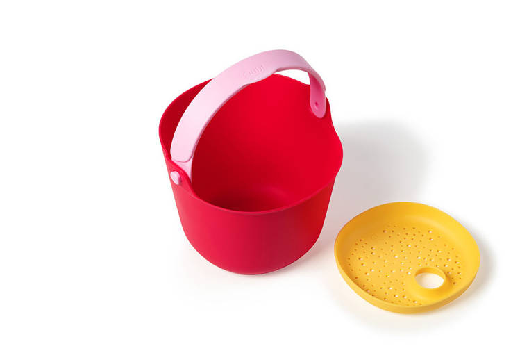 Quut, Wiaderko z sitkiem Bucki Cherry + Banana Pink Quut, Wiaderko z sitkiem Bucki Cherry + Banana Pink