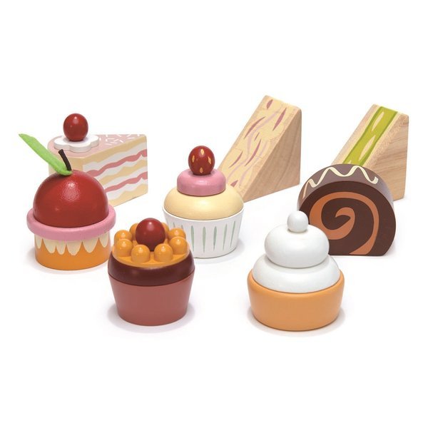 Tender Leaf Toys, Drewniana patera z przekąskami, Mini Chef