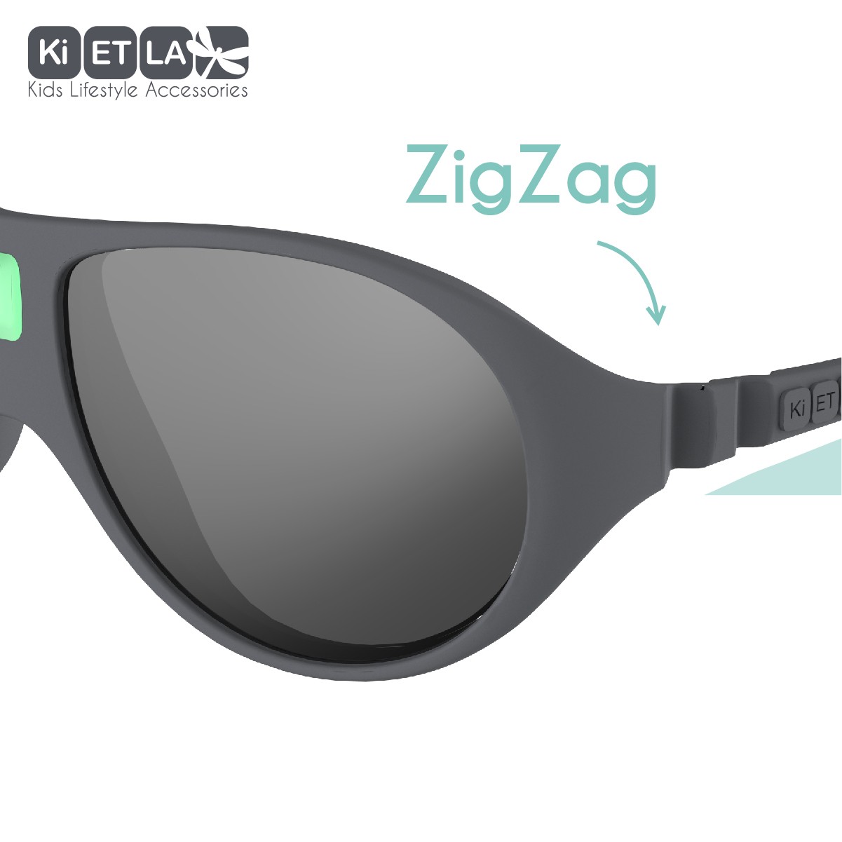 Ki ET LA, Okulary Przeciwsłoneczne Jokala, Yellow, 2-4 lata