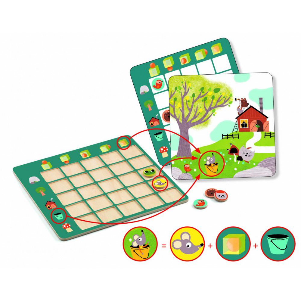 Djeco, Gra edukacyjna Eduludo Topologix Djeco, Gra edukacyjna Eduludo Topologix