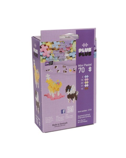 Plus-Plus, Mini Pastel - 70 szt. - Pieski