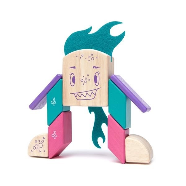 Tegu, Drewniane klocki magnetyczne STICKY MONSTERS Finklebear Tegu, Drewniane klocki magnetyczne STICKY MONSTERS Finklebear