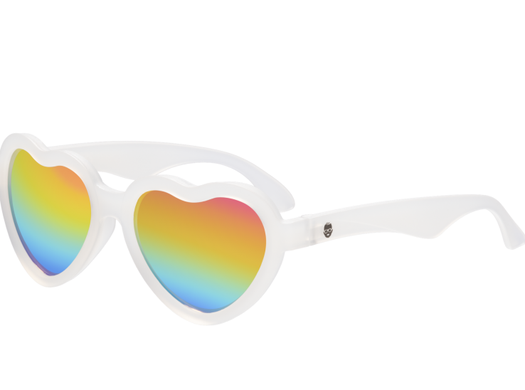 Babiators, Okulary przeciwsłoneczne serca  Hearts - Rainbow Bright 0-2lata
