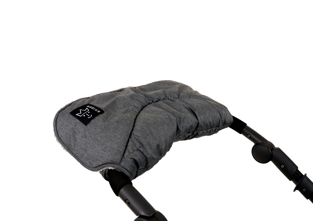 Kaiser, Mufki do wózka ALASKA MELANGE Kaiser niebieskie podwójne